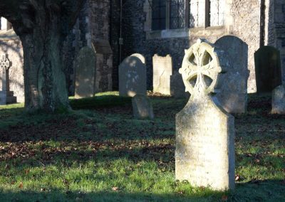 St Nicholas Churchyard view in Ash